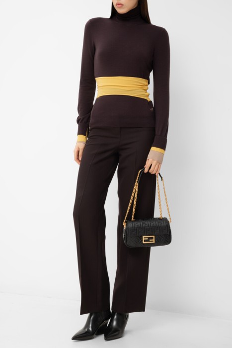 брюки  из шерсти спереди