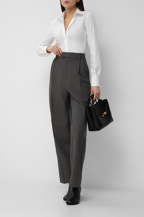 брюки  из хлопка спереди