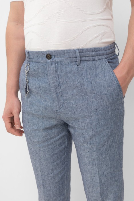 брюки  из италии вид сбоку