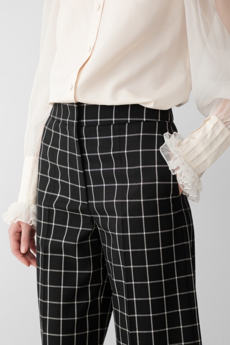 брюки  из италии вид сбоку