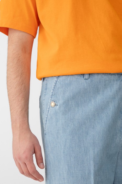 брюки  из италии вид сбоку