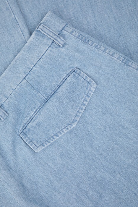 брюки  для взрослого возраста с изнаночной стороны