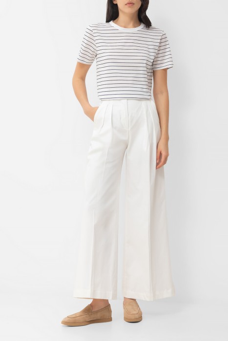 брюки  из хлопка спереди