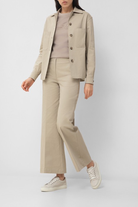 брюки  из хлопка спереди