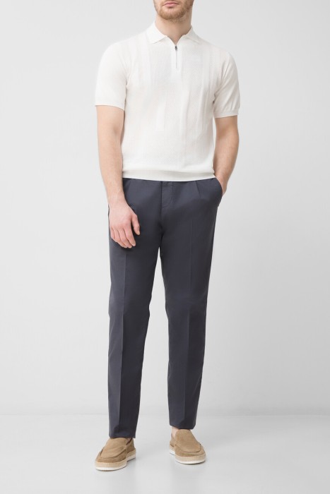 брюки  из хлопка спереди