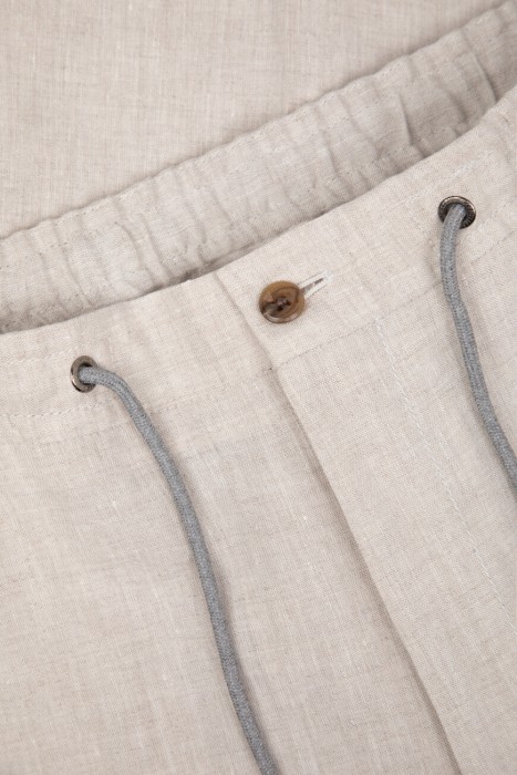 брюки  из хлопка спереди