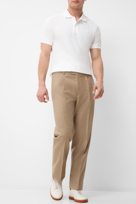 брюки  из шерсти спереди