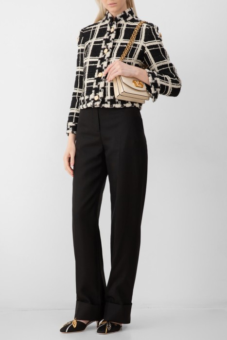 брюки  из хлопка спереди