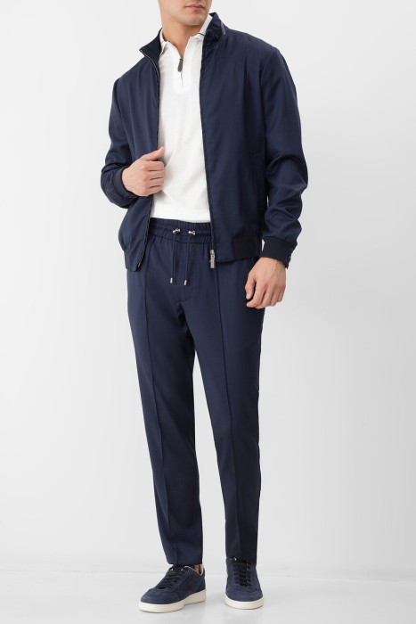 брюки  из хлопка спереди