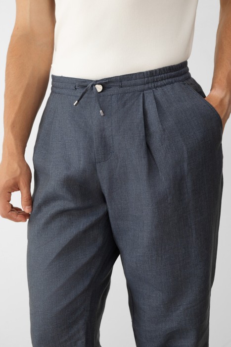 брюки  из италии вид сбоку