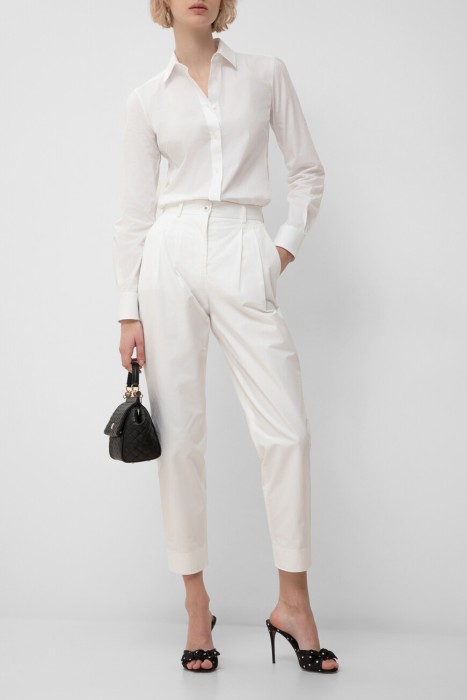 брюки  из хлопка спереди