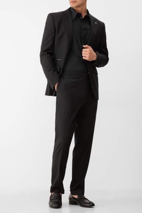 брюки  из хлопка спереди