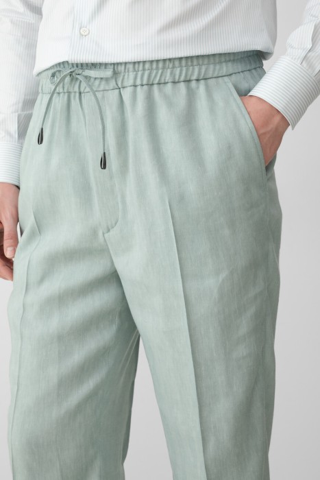 брюки  из италии вид сбоку