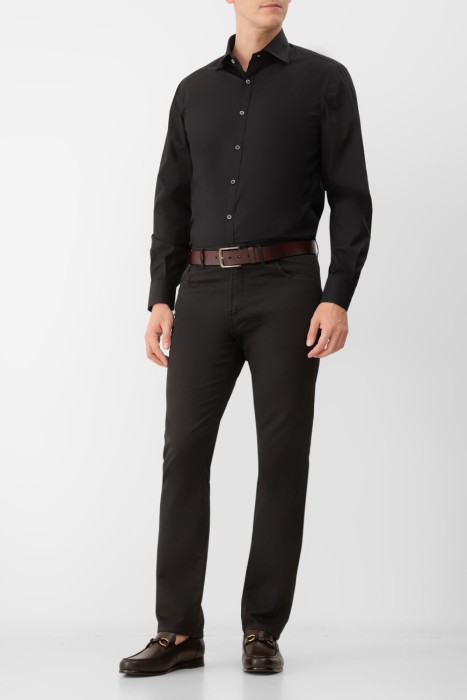 брюки  из хлопка спереди