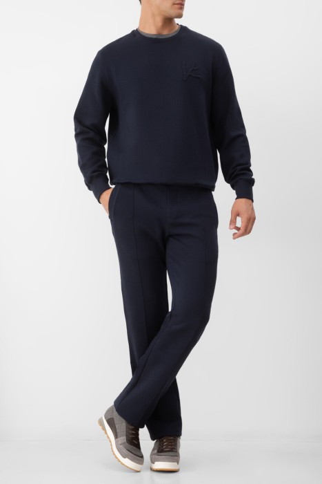 брюки  из хлопка спереди