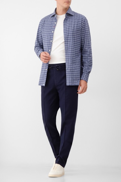 брюки  из хлопка спереди