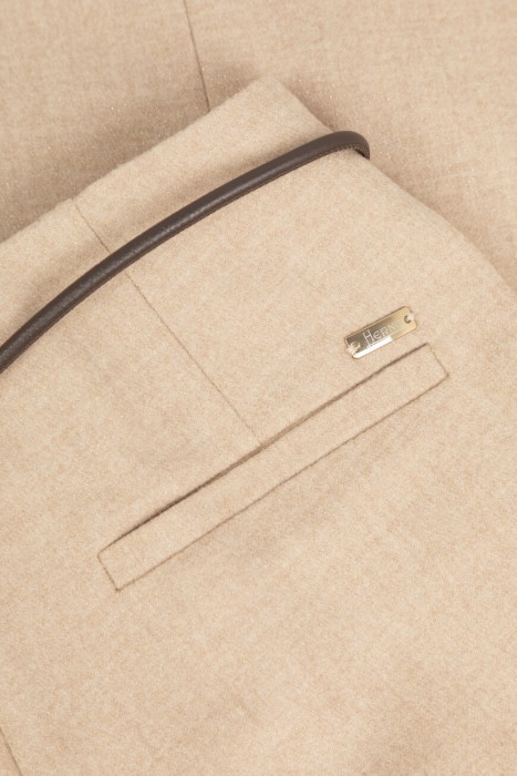 брюки  для взрослого возраста с изнаночной стороны