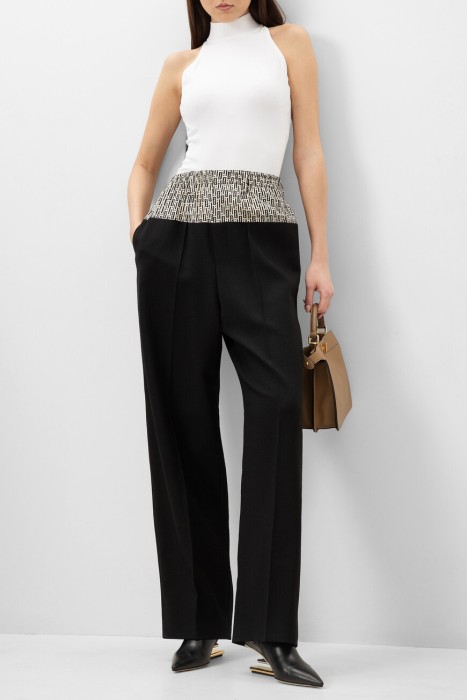 брюки  из шерсти спереди