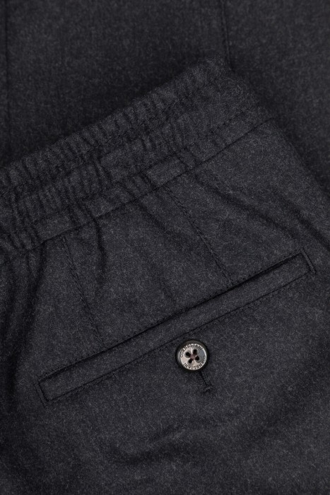 брюки  для взрослого возраста с изнаночной стороны