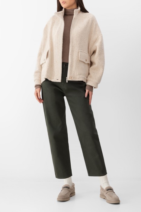 брюки  из хлопка спереди