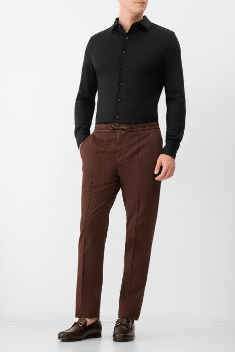 брюки  из хлопка спереди