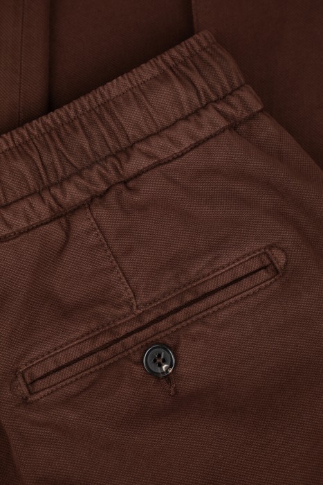 брюки  для взрослого возраста с изнаночной стороны