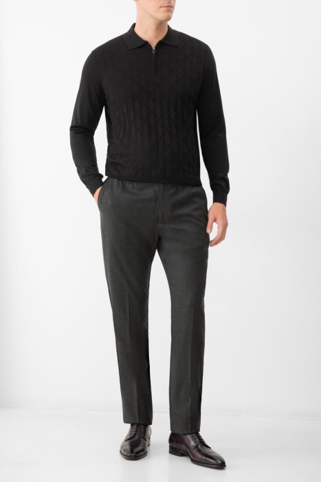 брюки  из хлопка спереди