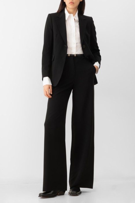 брюки  из полиэстера спереди