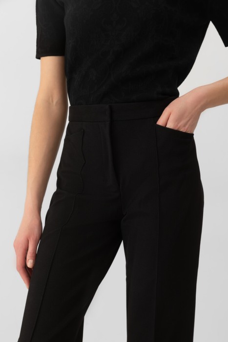 брюки  из италии вид сбоку