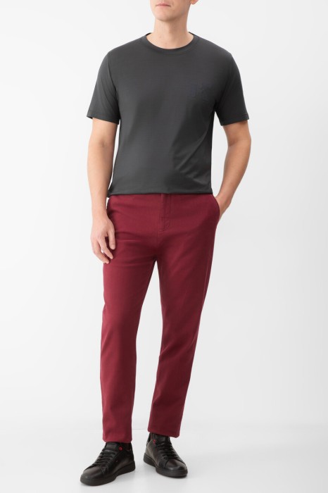 брюки  из хлопка спереди