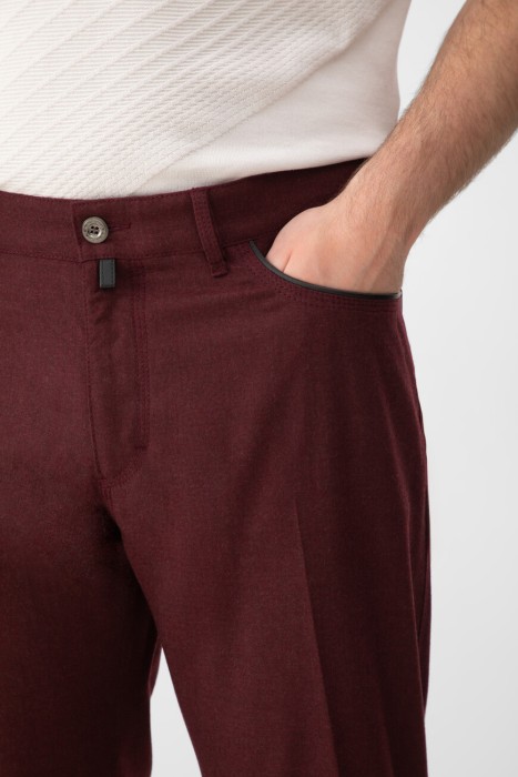 брюки  из хлопка спереди