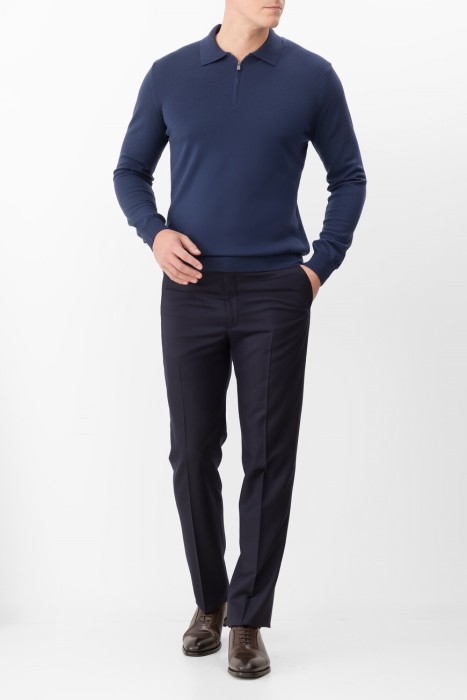 брюки  из хлопка спереди