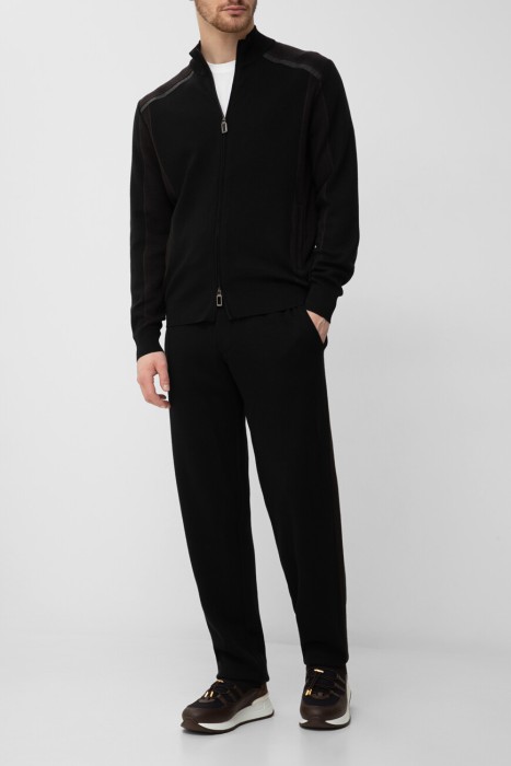 брюки  из льна спереди