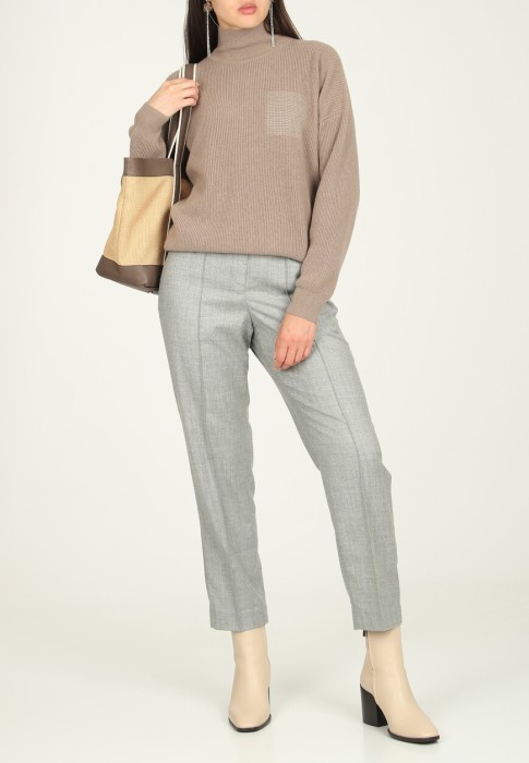 брюки  от бренда peserico вид слева