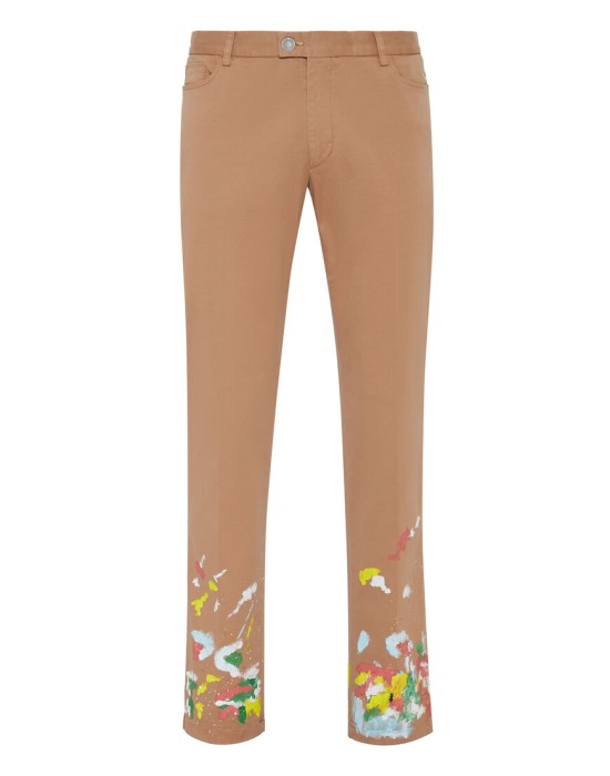 брюки  от бренда philipp plein вид слева