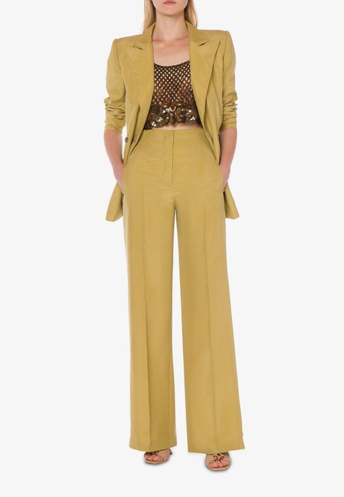 брюки  от бренда alberta ferretti вид слева