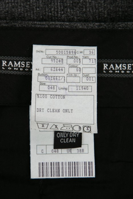 брюки  из хлопка спереди