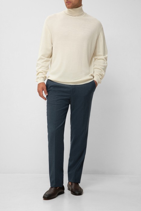 брюки  из шерсти спереди