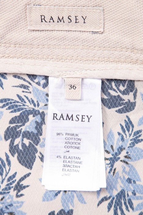 брюки  из хлопка спереди