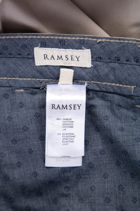 брюки  из хлопка спереди