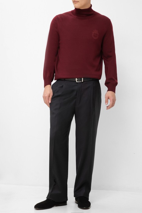 брюки  из шерсти спереди