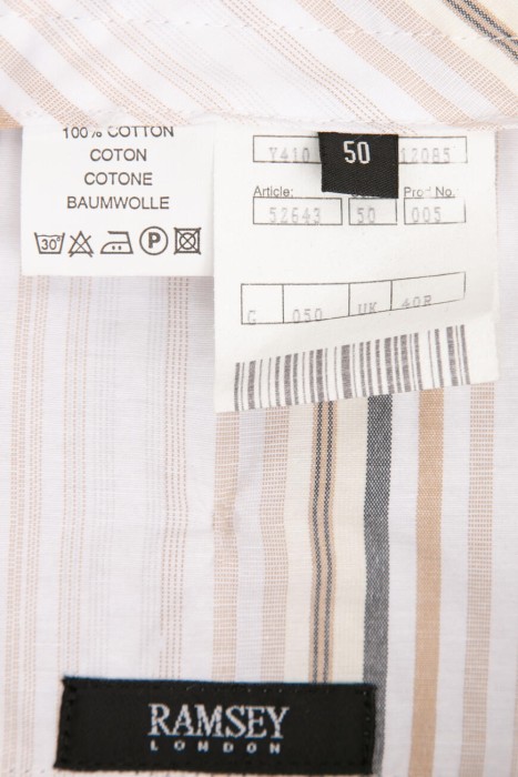 брюки  из хлопка спереди