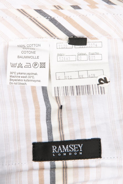 брюки  из хлопка спереди