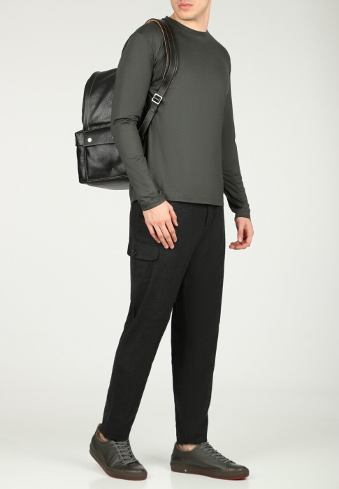 брюки  от бренда isaia вид слева