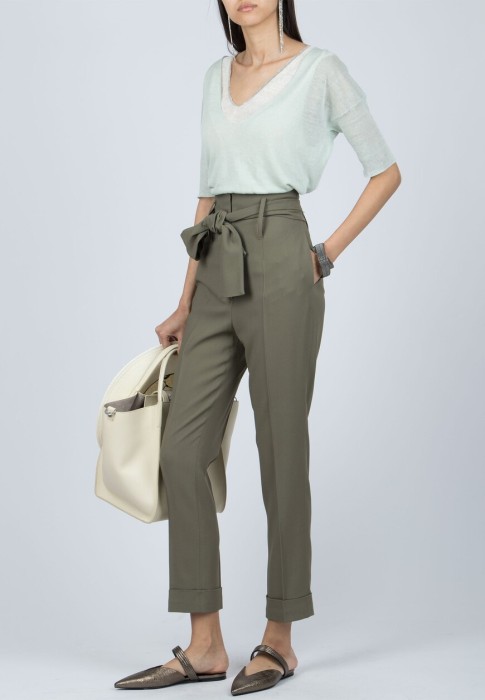 брюки  из италии вид сбоку