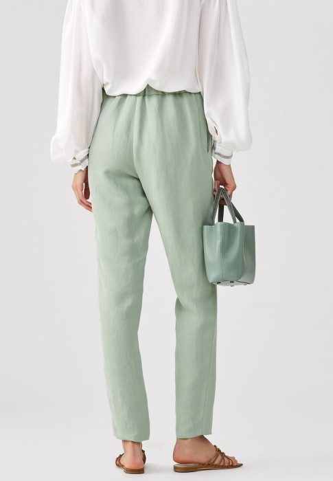 брюки  из италии вид сбоку