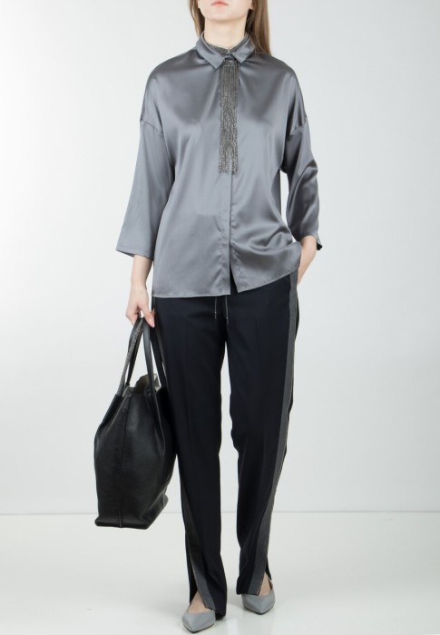 брюки  из италии вид сбоку