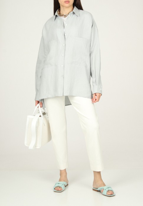 брюки  от бренда eleventy вид слева