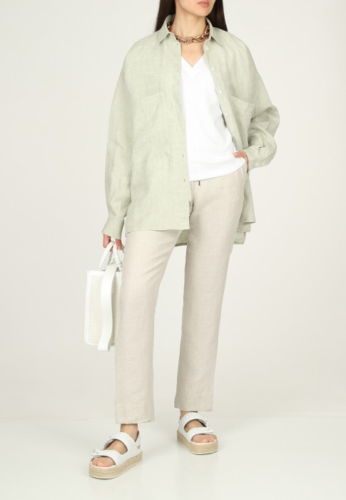 брюки  от бренда eleventy вид слева