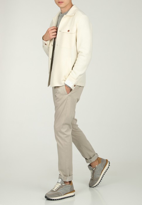 брюки  от бренда eleventy вид слева